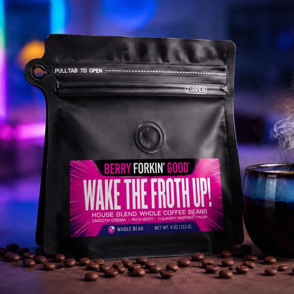 Wake the Froth Up! Coffee Beans - 4 oz. Bag.