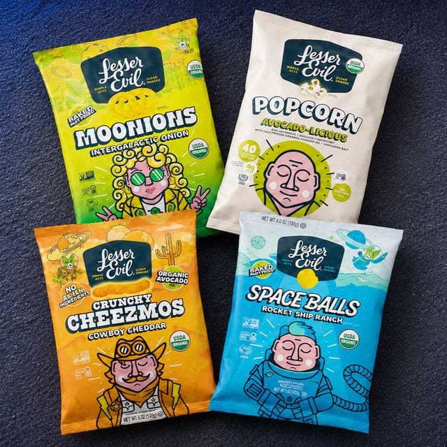 Organic Crunchy Snack Mix – Rings, Puffs & Popcorn.