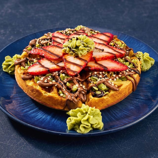 Dubai Chocolate Waffle.