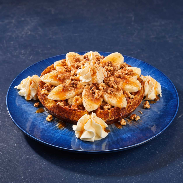 Salted Caramel Crunch — Protein Waffle.