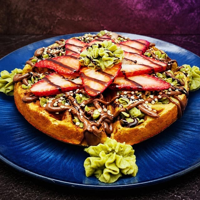 Dubai Chocolate Waffle.