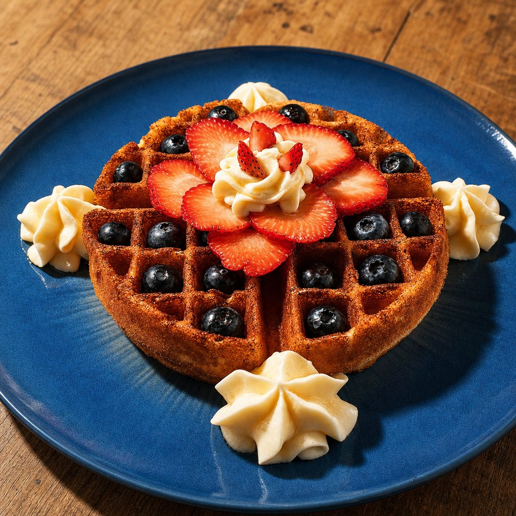 Berry Bliss Waffle.