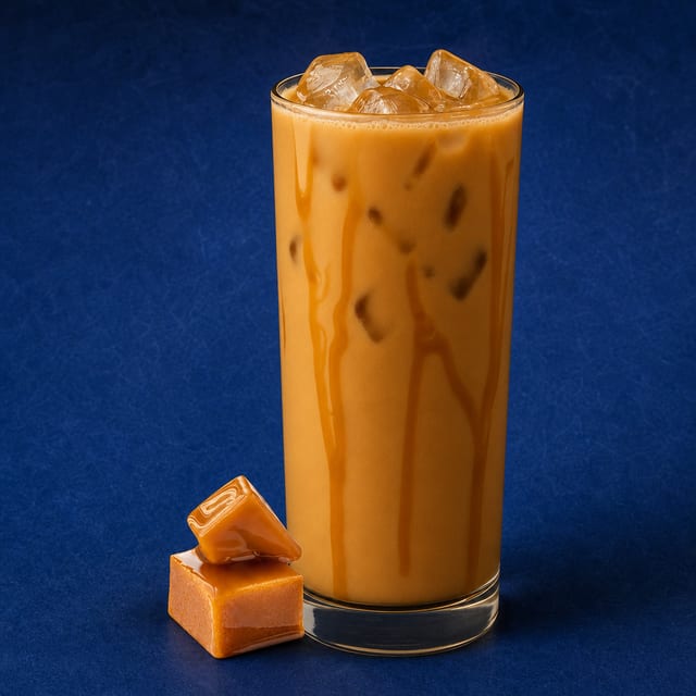 Caramel Latte - Hot or Iced.