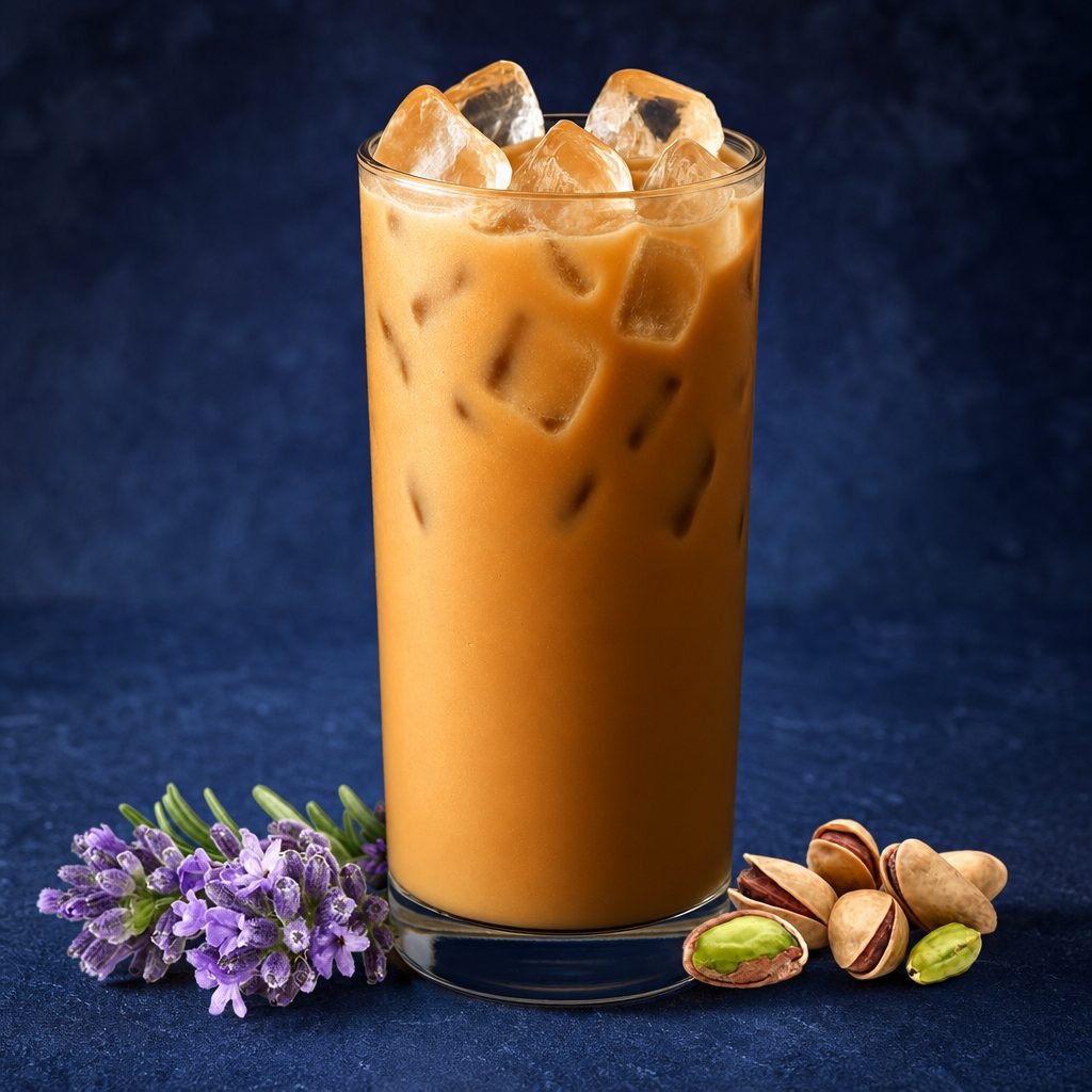 Lavender Nut Latte - Hot or Iced.